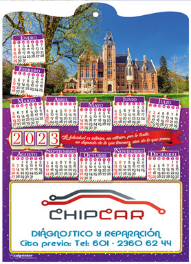 Tarjeta calendario